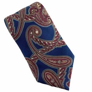 Amherst & Brock Gold Label Silk Paisley Neck Tie